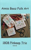 1808 Pin-Keep Trio by Annie Beez Folk Art