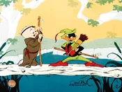 $1.25 Quarter Staff (with Daffy and Porky Pig)