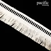 1 1/2" White Polyester Lace Trim : LTA0691F