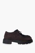 Calf Hair Lace Up Loafer with E.V.A. Sole