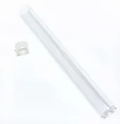 30 Gram Seed Bead Tubes 6″ x 5/8″ With Hanger Caps 12 Piece