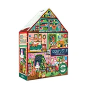 100 Piece Christmas House Puzzle by Eeboo