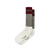 1970s Logger Thermal Socks - Forest / Maroon