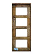 4" x 6" Quad Lobster Trap Wood Picture Frame
