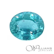1.00ct Oval Blue-Green Sapphire