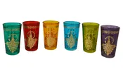 Berber Moroccan Tea Glasses Set of 6 - Treasure of Morocco