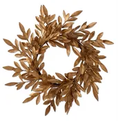 29'' Gold Magnolia Leaf Wreath