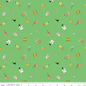 Jingle Bells by Riley Blake VINTAGE TOYS/GREEN