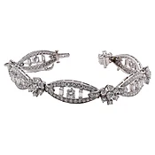 1960S Diamond Platinum Cocktail Bracelet