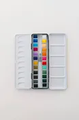 24 Color Watercolor Paint Palette