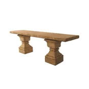 Finial Base Bench