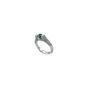 0.64 ct. Round Cut Glacier Ice Ring