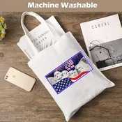 250 America Birthday Canvas Tote