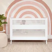 3-in-1 Convertible Full Size Breathable Mesh Crib