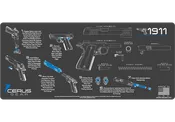 1911 Instructional Gun Mat
