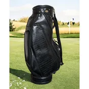 Black Croc Leather Golf Bag