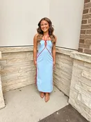 Baby Blue looks good on you Dress