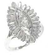 0.45ct Marquise Cut Diamond 14k Gold  Ring