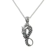 40% OFF! Keith Jack Silver Celtic Dragon Figure 8 Pendant Large