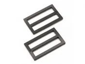 1.5" Slider - Black Metal - Set of Two