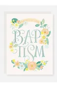 2021 Single Baptism Greeting Card - Faith in Bloom