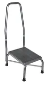 Bariatric Footstool with Handrail with Non Skid Rubber Platform