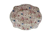 Antique Victorian Johnson Brothers Chintz Floral All Over Serving Platter 12