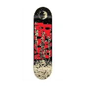 Dead Moon x Rebel Skates - Dead Moon Night + Red Print - Crack Stick 8.5 — REBEL SKATES