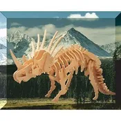 3D Styracosaurus Woodcraft Construction Kit, 11.5 inch, 12 Kits