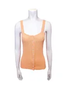 1970s Missoni Peach Knit Tank Top