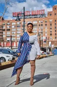 Bossy Shirt Dress Navy
