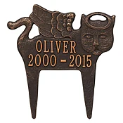 Angel Cat with Oil Rubbed Bronze Finish
