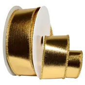 1-1/2″ WIRED LAMÉ 10YD Gold