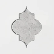Avenza Honed Arabesquette Waterjet Marble Tile 6x8 1/4