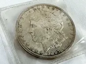 1897 P Morgan Silver Dollar AU+