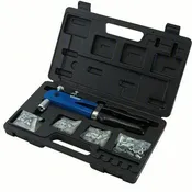 KVM Tools KV5TUW2 Rivet Nut Tool Kit 54 Pieces, 52 Rivet Nuts, Steel, Plain