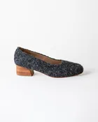 Luisa Low Heel Charcoal Alpaca