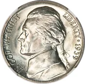 (4003) 1939 5C Reverse of 40 NGC MS68 ***