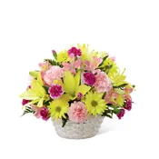 The FTD® Basket of Cheer® Bouquet