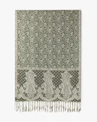 Allure Paisley Pashmina - BLACK RED (Pack of 12)