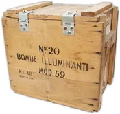 Italian Military Wooden Munitions Crate
