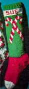 Candy Cane Christmas Stocking Pattern