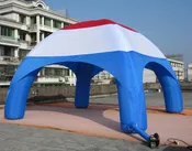 Medium RED-WHITE-BLUE Inflatable Tent - 26' x 13'