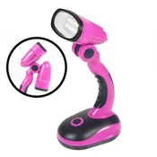 12 LED Multi-Purpose Compact Power Light Pivoting Head Portable Lightweight Lamp