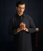 ANDONG - Navy Kameez Shalwar