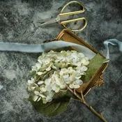 21" Light Blue Hydrangea Stem