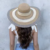 Bali Getaway Straw Floppy Beach Hat