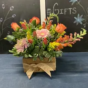 Flaming Flower Crate