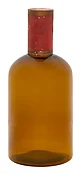 Antique Amber Apothecary Bottle