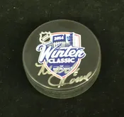 2014 Winter Classic Mark Howe Autographed Puck
